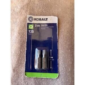 X-2  KOBALT 0459093 Insert Bits 1” 2-ct Pack Torx T25